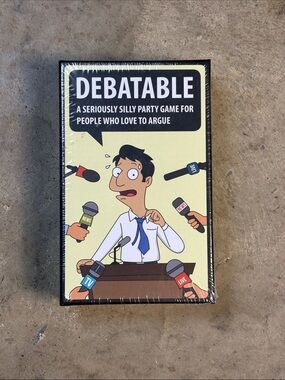 DEBATABLE - A SERIOUSLY SILLY PARTY GAME FOR PEOPLE WHO LOVE TO ARGUE!
